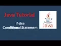 Java Tutorial 03 - If Else Conditional Statement Bangla