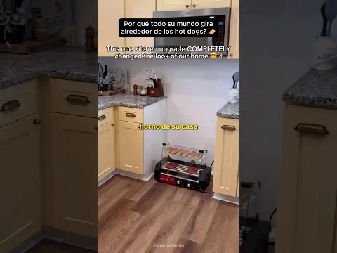 Su máquina de hot dogs es indispensable para él 🌭