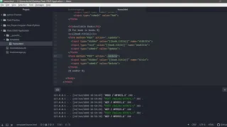 Simple Book Database Manager Using Flask SQLAlchemy Python CRUD Application