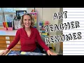 Art Teacher Resume Tips to Land You the Job