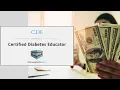 How much does a certified diabetes educator CDE make