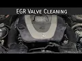 Shutoff Valve Cleaning Mercedes M272 Engine E-Class W212