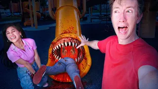 revealing what is living in this cursed slide