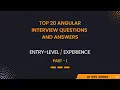 Top 20 Angular Interview Questions and Answers Top Angular Questions Part-1 uidevguide