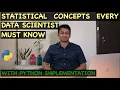 Statistical Concepts Every Data Scientist Must Know