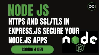 HTTPS and in Express js - Secure Your Node js Apps Like a Pro