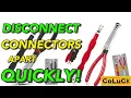 37960 Electrical Disconnect Wire Connectors Pliers Kit for Auto Repair Car Plug Remove with Pry Bar