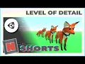 Level of Detail in Unity Using LODGroups Dithering and Crossfade Teaser Game Dev Tutorial