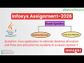 Java Program to Allocate Desktop Number Exam Slot Infosys Assignment Solution Java Programming