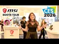 Lagu CES 2026 MSI standrondleiding | 5090 Lighting Z Maestro 900R pc-behuizing en meer!
