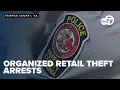 Virginia police agencies announce arrest of an organized retail theft crew