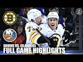 Boston Bruins vs New York Islanders Full Game Highlights NHL on ESPN
