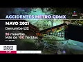 Download Lagu Accidentes del Metro de la CDMX | Noticias con Crystal Mendivil