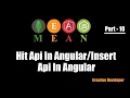 api hit in angular form Mean Stack - 10 creative developer