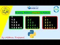 Printing Patterns in Python - Number Pattern printing Number in Pyramid shape