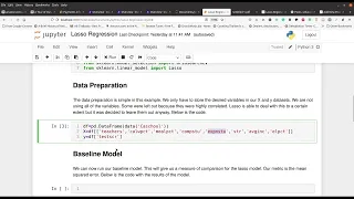 Lasso Regression with Python