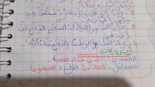 تحضير نص ثق أيها الوطن المفدى للسنة الأولى متوسط تحضير سريع 