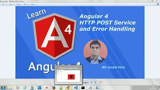 Angular 4 HTTP POST Service and Error Handling Angular 4 -