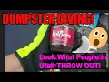 DUMPSTER DIVING The Crazy Things People in Utah Throw Away PART ONE We Improvise Make do