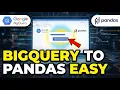 How to Transfer Data from Google BigQuery to Pandas - Easy Tutorial