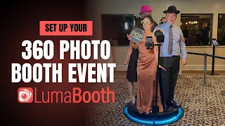 how to setup a 360 photo booth experience in lumabooth
