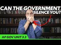 The FIRST Amendment Freedom of SPEECH AP Gov Review Unit 3 Topic 3 3 3