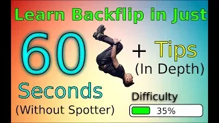 learn backflip without spotter in just 60 seconds tips giveaway ninjastic parkour