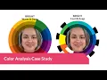 Color Analysis Case Study - Silver Hair Dark Eyes Olive Skin