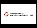 Can Canvas detect new tabs switching tabs