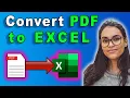 How to Convert PDF Files to Excel for Data Entry