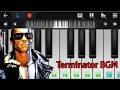 The Terminator Theme Easy Piano Tutorial Perfect Piano Terminator BGM