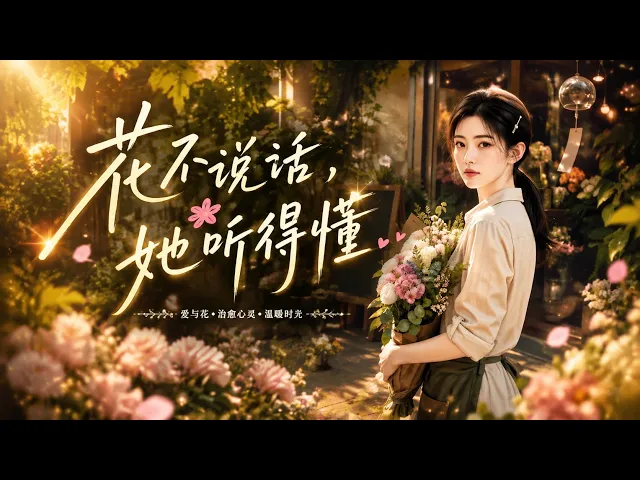 Flowers don’t speak, but she can understand them
