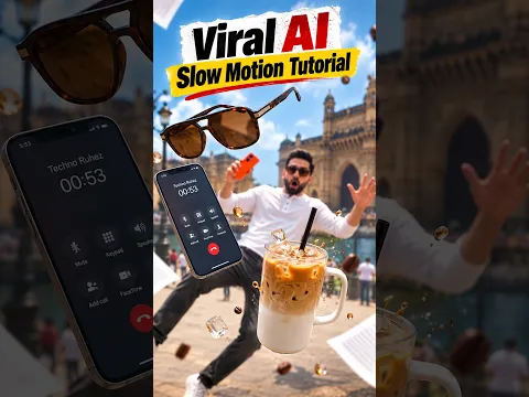 Viral AI Slow-Motion Video Tutorial 🔥 Step-by-Step Process #aivideo