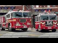 THE OLD THE NEW 2002 ENGINE 307 2023 LADDER 154 RESPOND TO AN A WITH FEDERAL SIGNAL 66-G