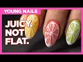 How to Build 3D Fruit Nails That Look Expensive Citrus Nail Art
