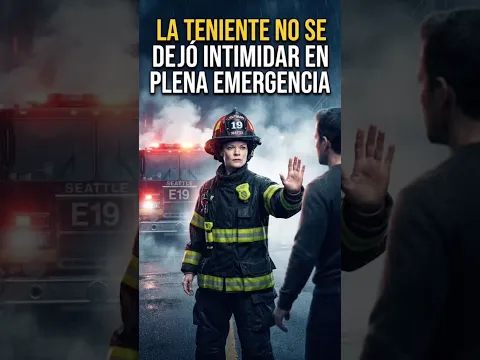 La teniente no se dejó INTIMIDAR en plena EMERGENCIA 🚨🔥#viral #reflexiones #shorts #themoisesmusic