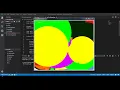 Random circles using python