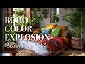 Boho Colorful Bold Artistic Apartment Ideas Radiant Energy Refined Touches