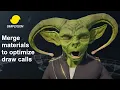 Optimize draw calls in Unity games