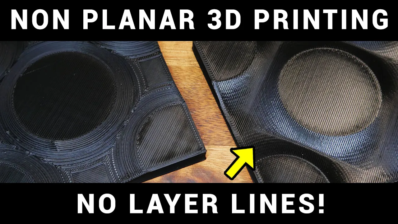 Achieve true 3D printing with non planar slicing