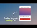 Random Gradient Generator Using only JavaScript HTML CSS JavaScript JavaScript Project