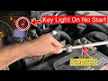Nissan U1000 Can Communication Circuit Key Light Still On No Start Fix