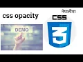 19 css opacity css opacity property