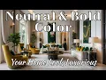 Neutral Bold Color Combinations That Make Your Home Look Luxurious Modern Interior Design Ideas