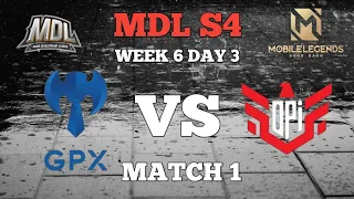 Download GAME 1 | GPX  VS OPI ESPORTS | OZI N1 LING | JEYY AULUS| MDL S4 MP3