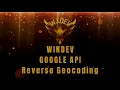 Google Reverse Geocoding par l API Google Maps