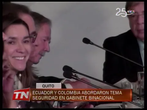 Ecuador y Colombia abordaron tema seguridad en gabinete binacional