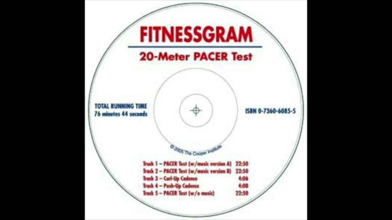 20 Meter FitnessGram Pacer Test No Music Full Length (VERSION DISOWNED)