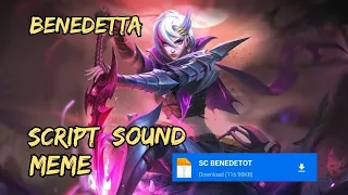 Download Script sound skill hero Benedetta versi Meme | Mobilelegends MP3