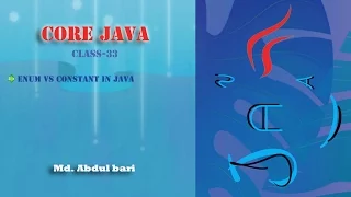 Core Java - Bangla Tutorial enum vs constant